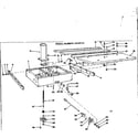 Craftsman 11323111 rip fence and base assembly diagram