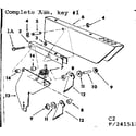 Craftsman 11324151 2 in motorized table saw/guard assembly diagram