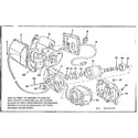 Craftsman 11324151 motor & control box assembly diagram