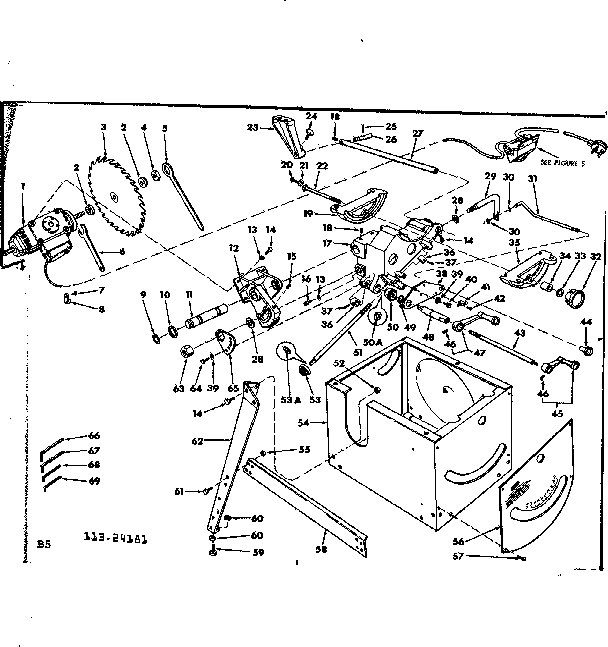 Craftsman 11324181 unit breakdown diagram
