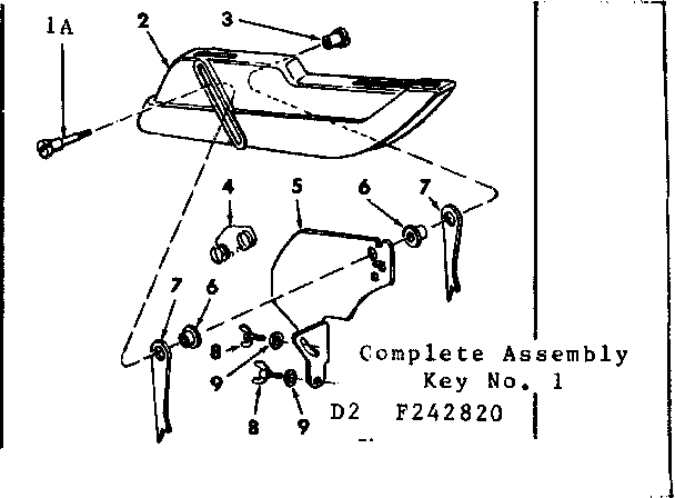 Craftsman 113242820 saw guard asm diagram