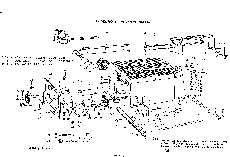 Craftsman 11329570 unit housing diagram