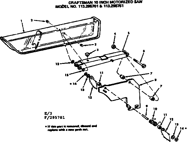 Craftsman 113295751 guard assembly diagram