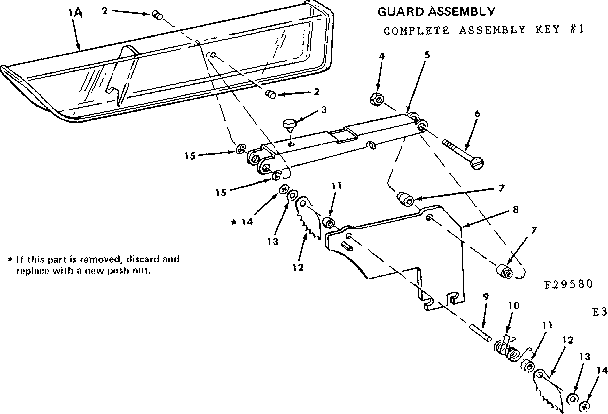 Craftsman 113295820 guard assembly diagram