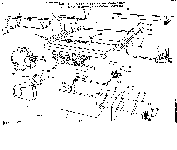 Craftsman 113298140 unit housing diagram