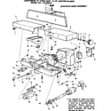 Craftsman 113298210 4-1/8 in. jointer-planer/jointer/planer assembly diagram