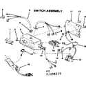 Craftsman 113298210 4-1/8 in. jointer-planer/switch assembly diagram