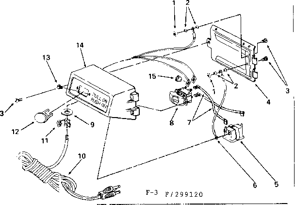 Craftsman 113299120 switch box assembly diagram