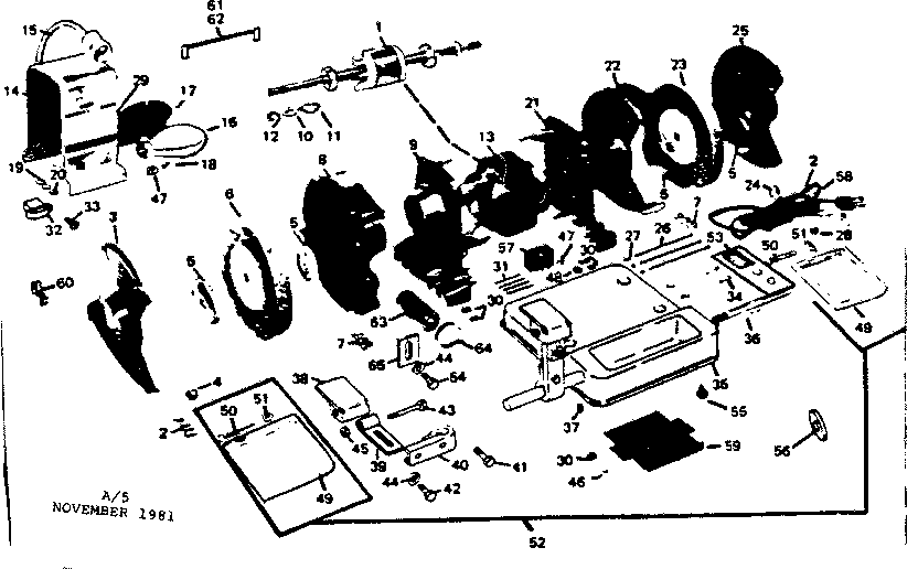 Craftsman 257191600 unit parts diagram