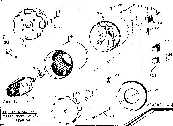 Craftsman 580320041 stator assembly diagram