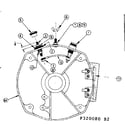 Craftsman 580320080 rear bearing carrier asm w/battery charging terminals diagram
