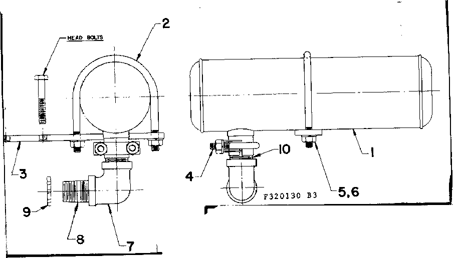 Craftsman 580320130 muffler assembly diagram