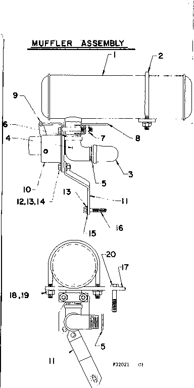 Craftsman 580320212 muffler assembly diagram
