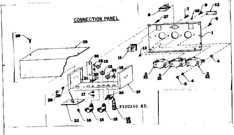 Craftsman 580320240 connection panel diagram