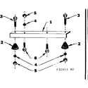 Craftsman 58032041 engine mounting support diagram