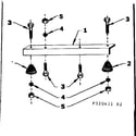 Craftsman 580320431 engine mounting support diagram