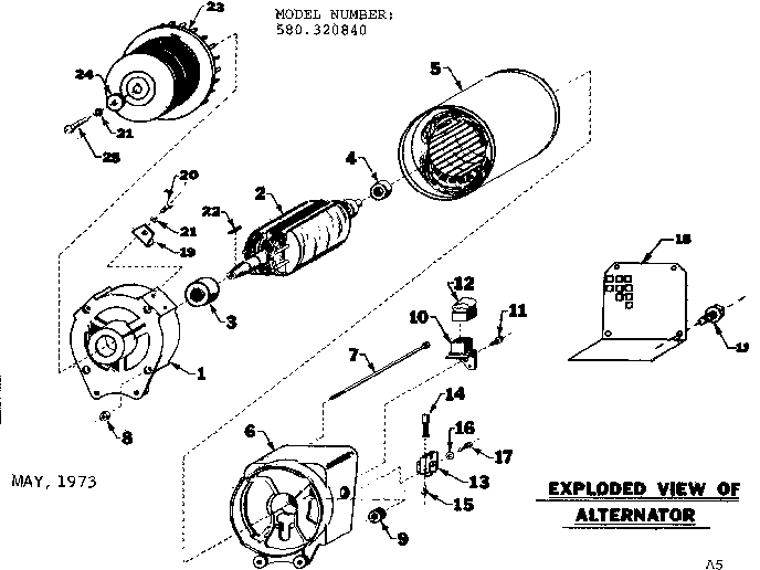 Craftsman 580320840 stator assembly diagram
