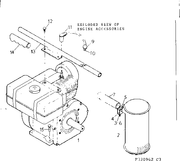 Craftsman 580320962 engine accessories diagram