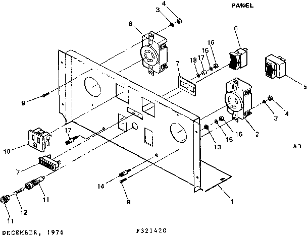 Craftsman 580321420 panel diagram