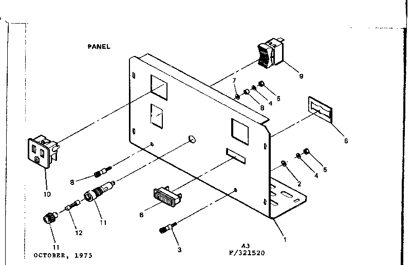 Craftsman 580321520 panel diagram