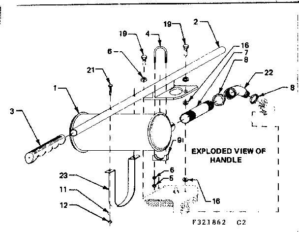 Craftsman 580321862 handle diagram