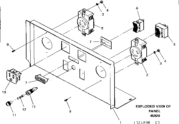 Craftsman 580321890 panel diagram