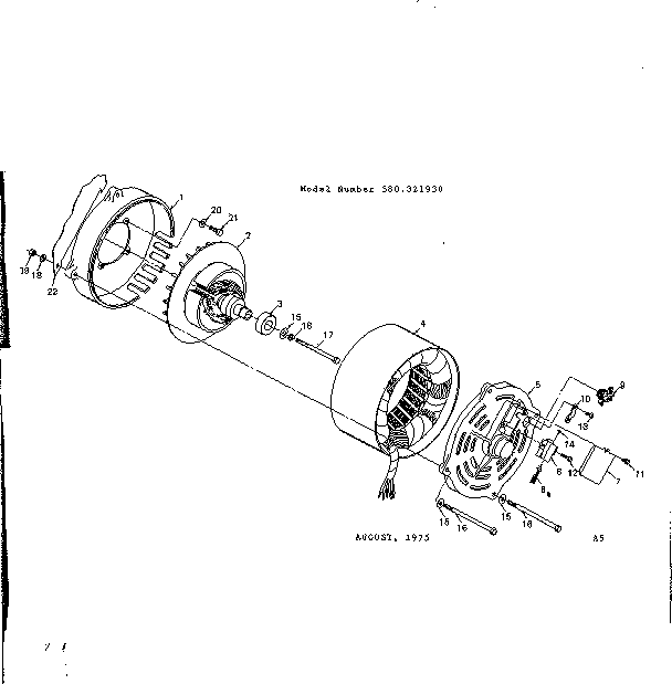 Craftsman 580321930 alternator diagram