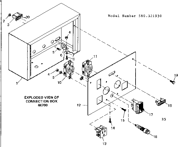 Craftsman 580321930 connection box diagram
