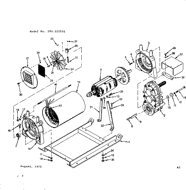 Craftsman 580322550 alternator diagram