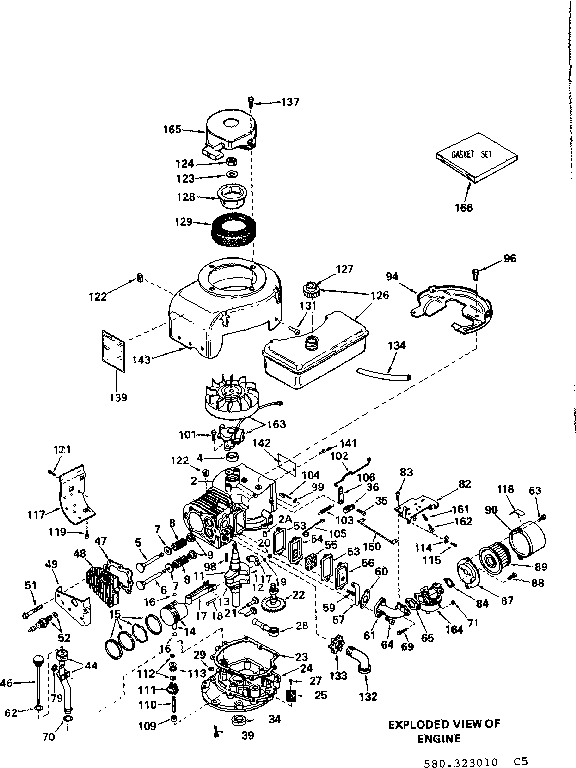 Craftsman 580323010 engine diagram
