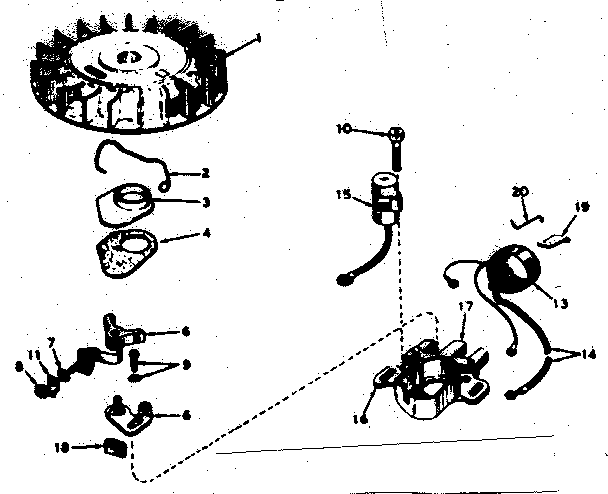 Craftsman 580323030 magneto 39038 diagram