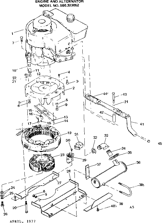 Craftsman 580323052 unit parts diagram