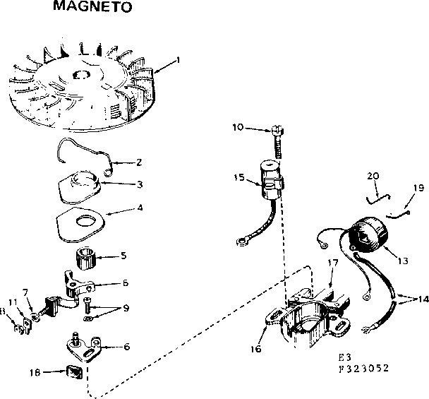 Craftsman 580323052 magneto diagram