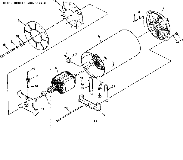 Craftsman 580325010 alternator diagram