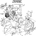 Craftsman 580326510 engine accessories and sheet metal diagram