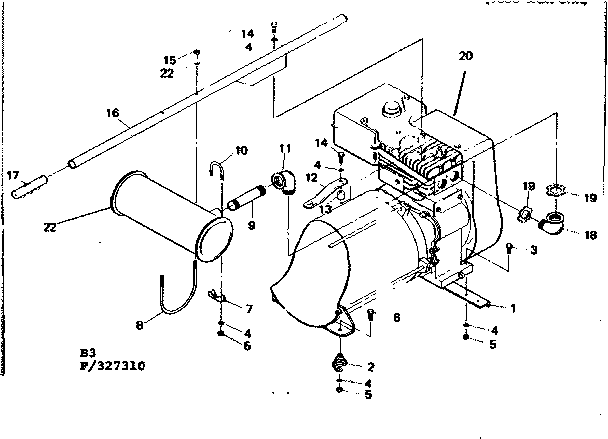 Craftsman 580327320 mounting base diagram