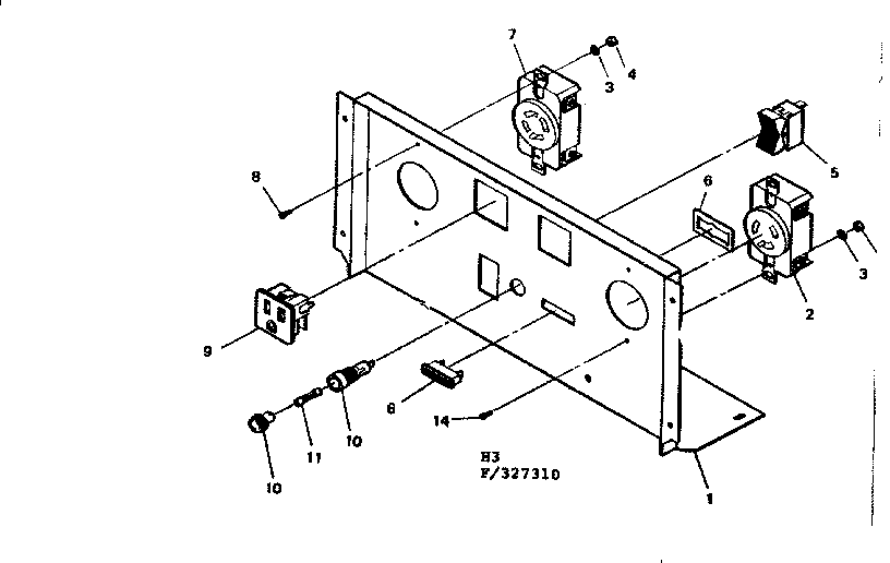 Craftsman 580327320 panel diagram