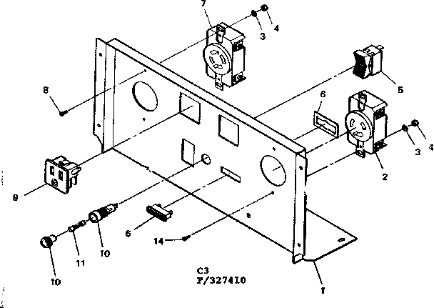 Craftsman 580327420 panel diagram