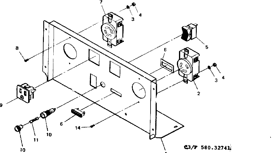 Craftsman 580327411 panel diagram