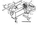 Craftsman 580327520 commercial portable alternator/mounting base and handle diagram