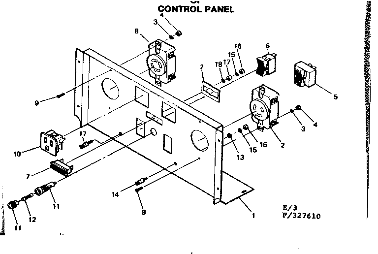 Craftsman 580327620 commercial portable alternators/control panel diagram