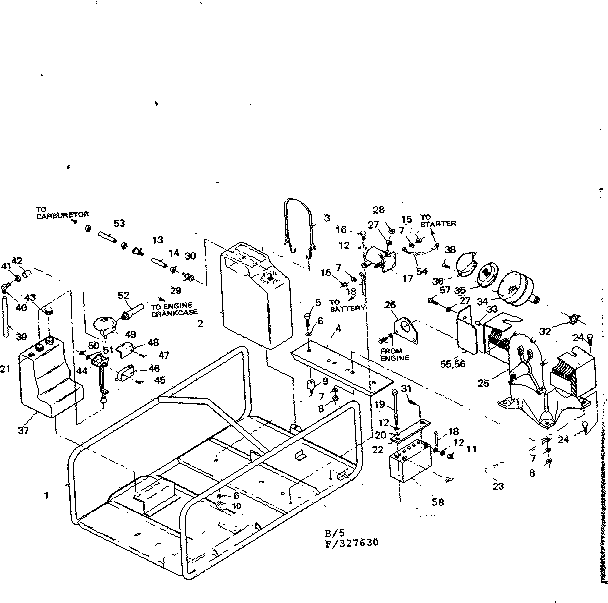 Craftsman 580327630 mounting base diagram