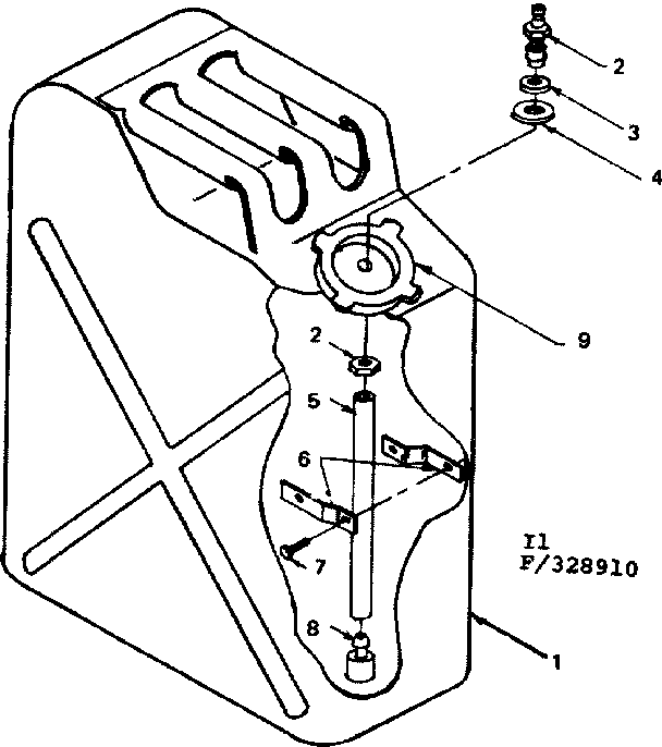 Craftsman 580328910 fuel tank diagram
