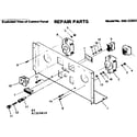 Craftsman 580329610 commercial portable alternator/control panel diagram