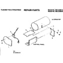 Craftsman 580329610 commercial portable alternator/control panel diagram