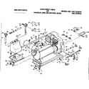 Craftsman 580329630 handle and mounting base diagram