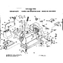Craftsman 580329640 handle and mounting base diagram