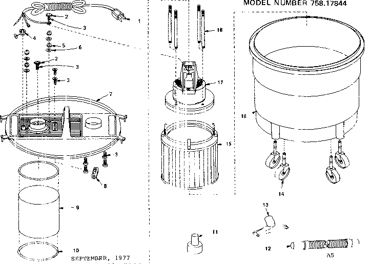 Craftsman 75817844 base assembly diagram