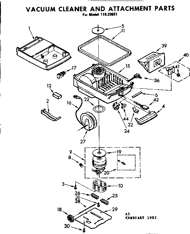 Kenmore 11620601 base assembly diagram