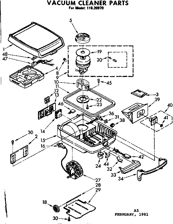Kenmore 11620970 base assembly diagram